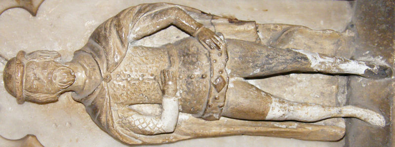 Warwick - St Mary Thomas Beauchamp 1369 and wife Katherine mortimer 1369 weeper